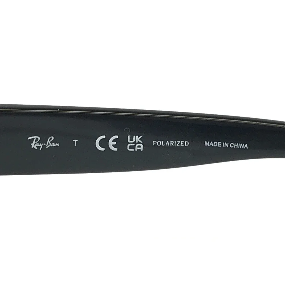 Ray-Ban Eyeglasses Frames RB4194 601/9A Shiny Black Square Full Rim 53-17-140